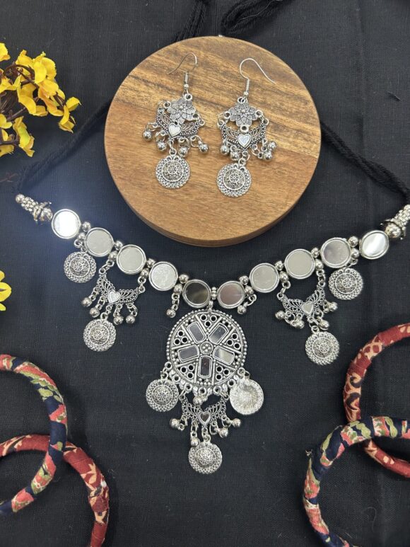 Oxidized Choker Set