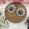 Flower Oxidized Earrings