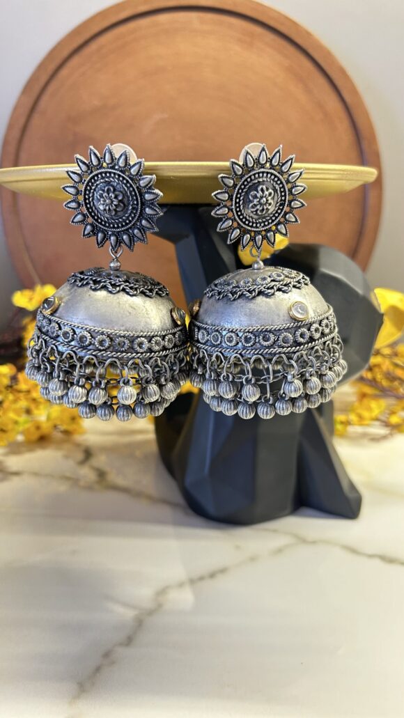 Oxidized Jhumka