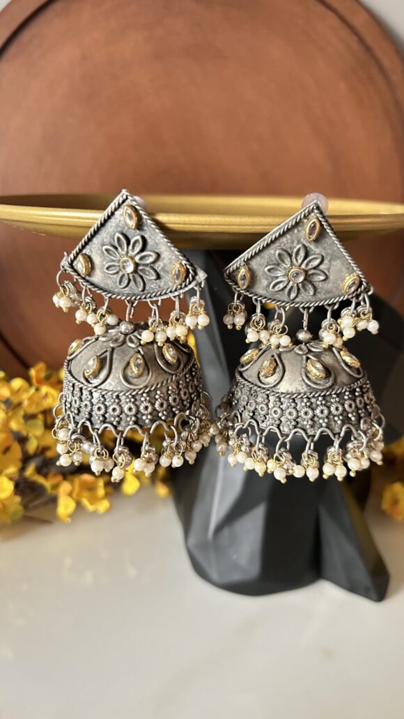 Oxidized Jhumka