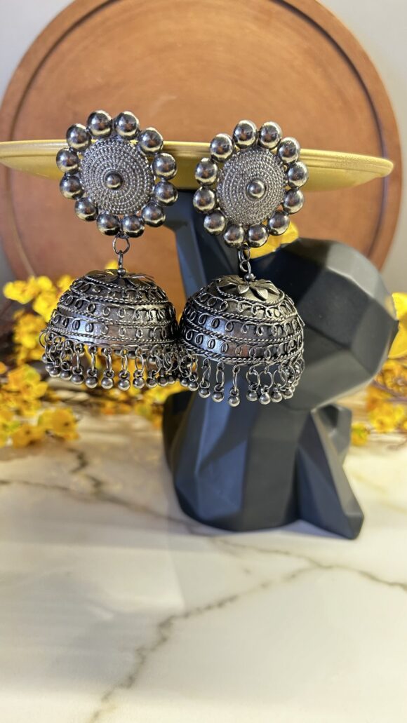 Oxidized Jhumka