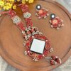 Griva Ajrakh Necklace