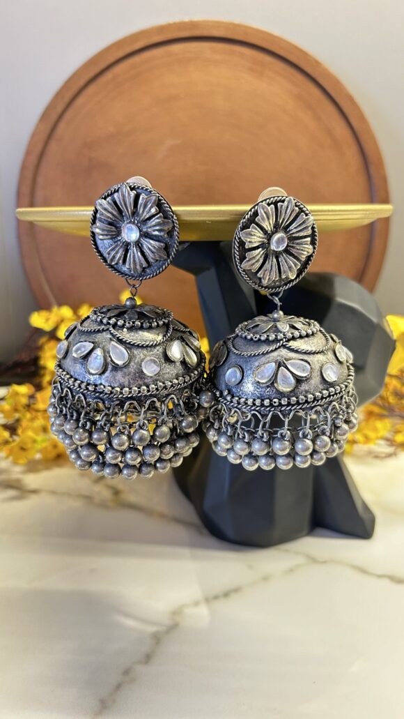 Oxidized Jhumka