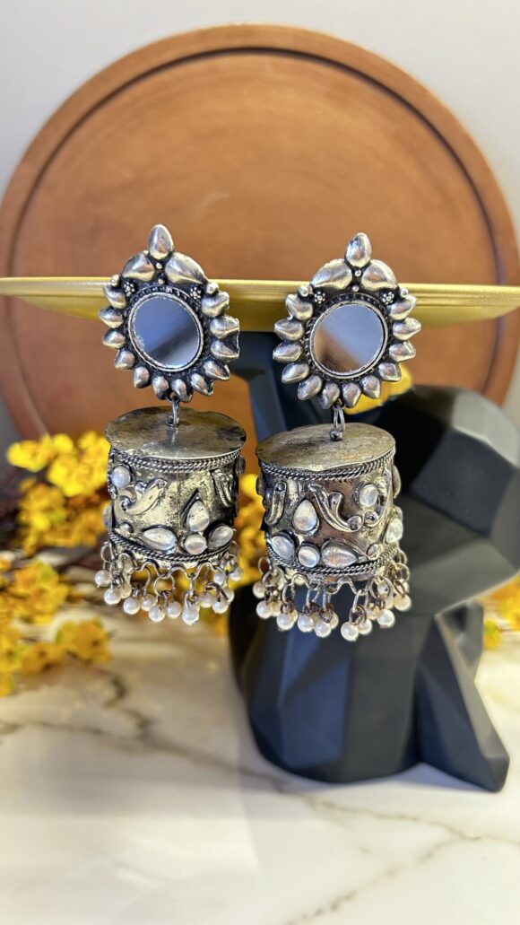 Oxidized Jhumka