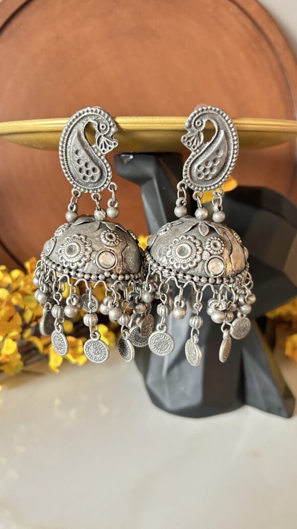 Oxidized Jhumka
