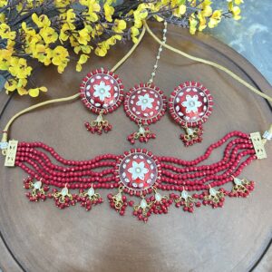 VARSHA CHOKER WITH MAANGTIKKA