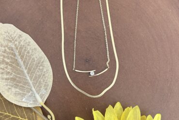 Diamond Two Layer Necklace