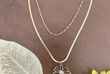 Daisy Two Layer Necklace